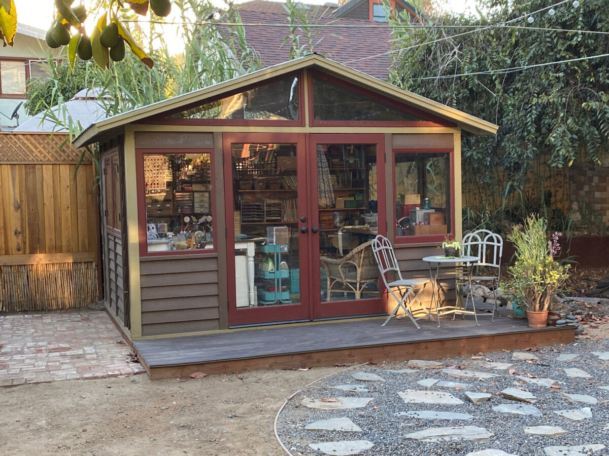 She Shed with Porch