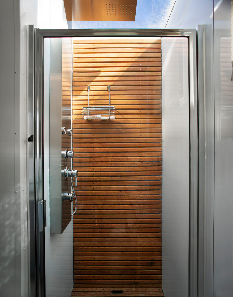 Shower Living Vehicle Trailer by Emerson Bailey