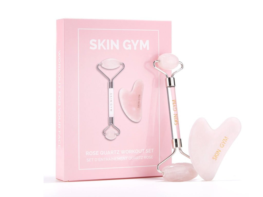 skin gym rose quartz workout set 