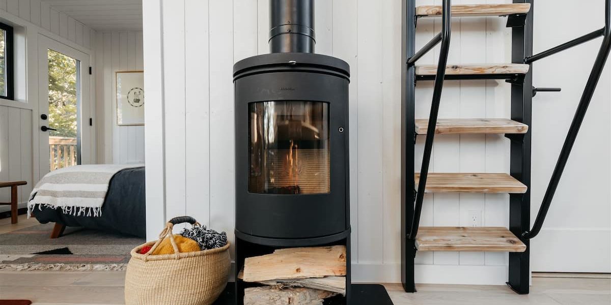 How to protect the wall behind my wood-burning stove?