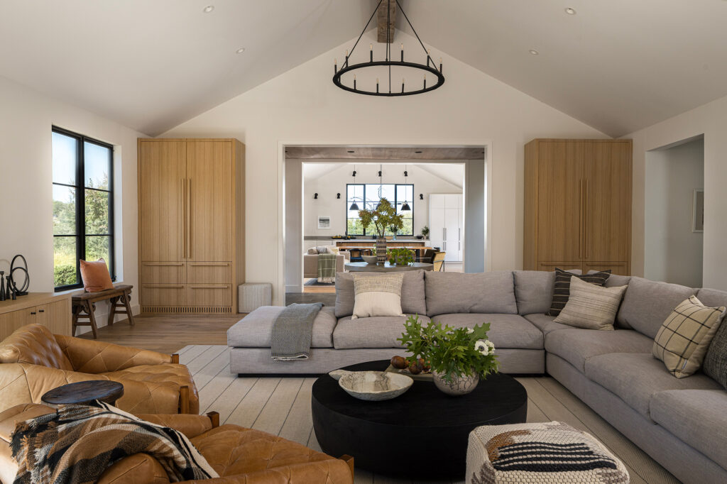 Sofa in Sonoma House by Lucy McLintic