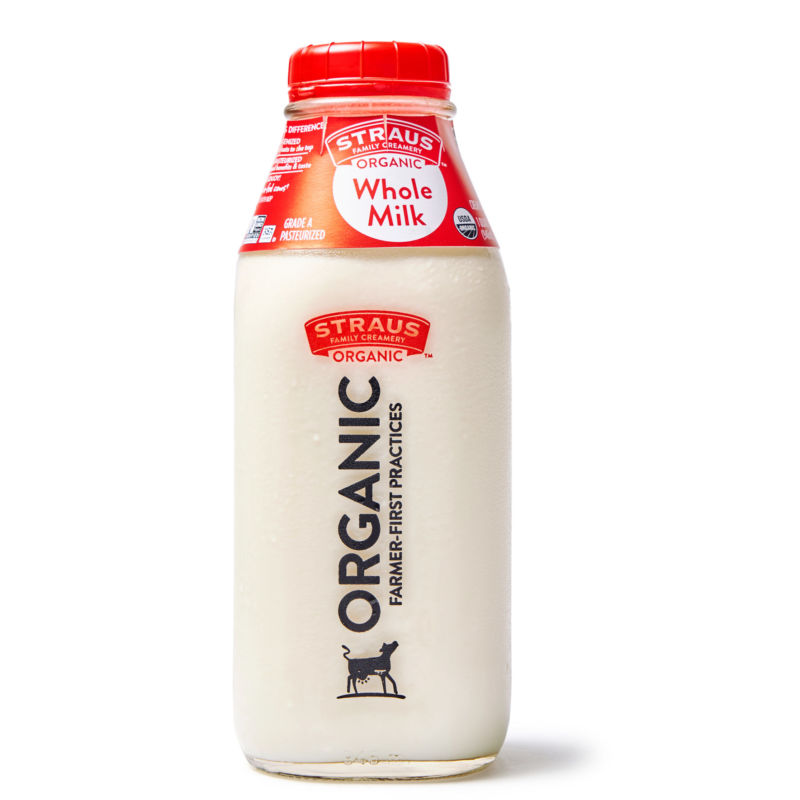 Straus Family Creamery Organic Cream-Top Whole Milk