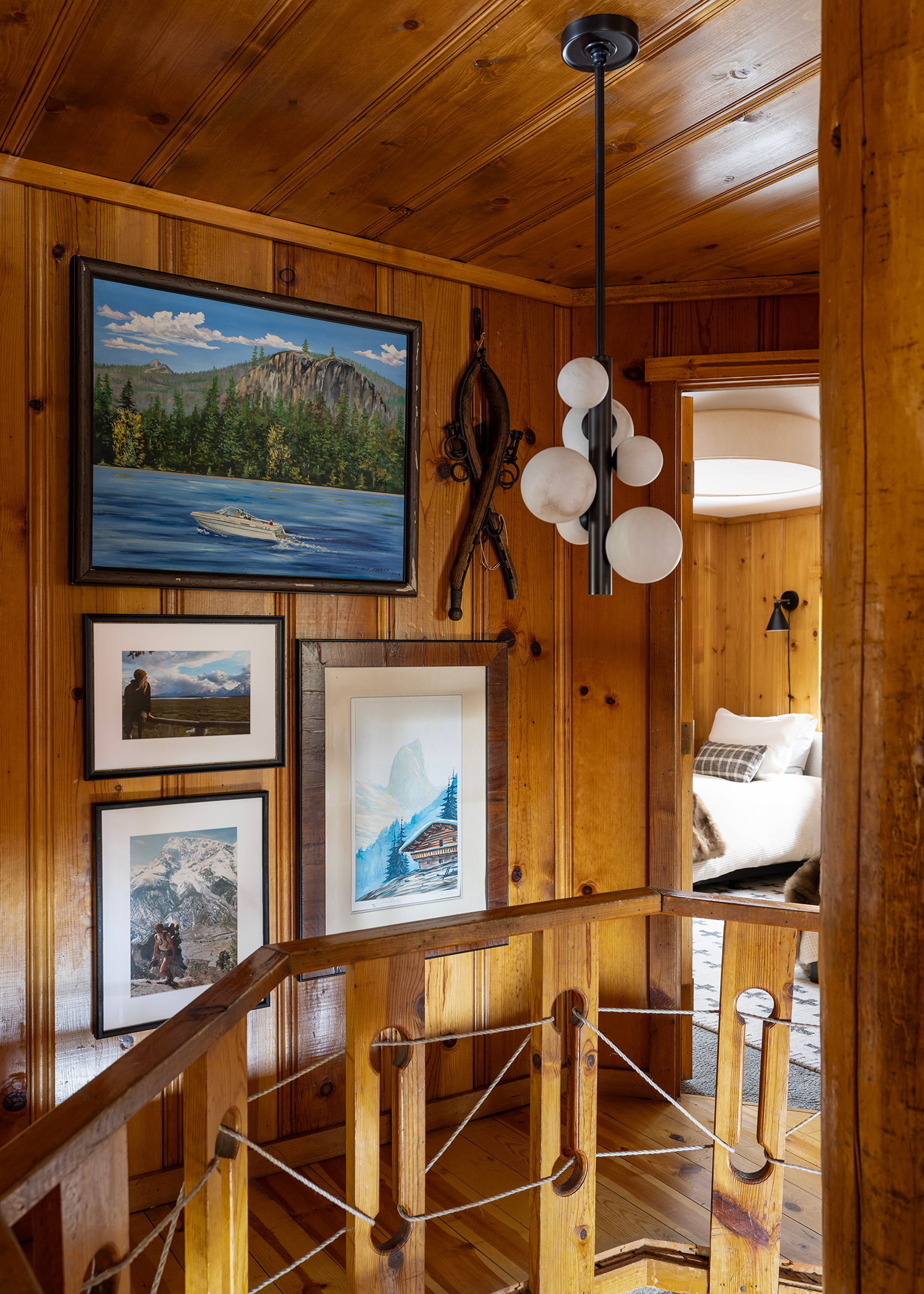 Stairs Lake Tahoe Cabin by Yen Collective