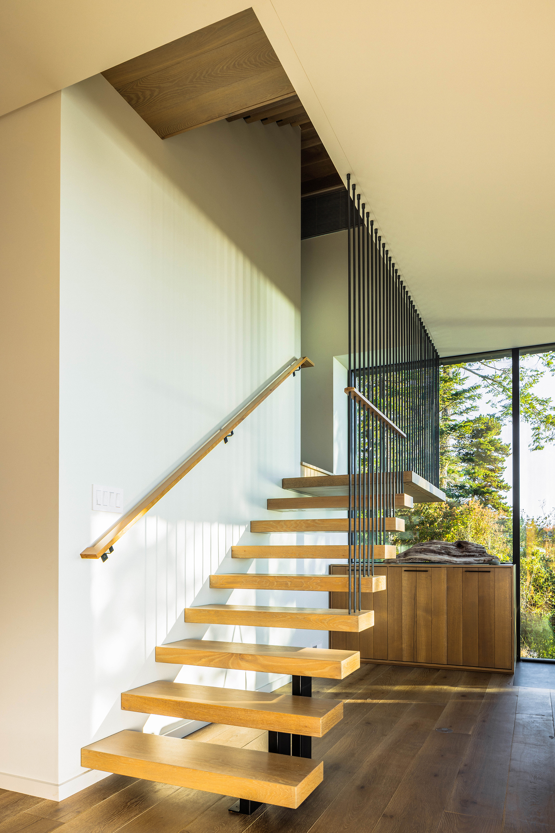 Stairs in Lopez Island House