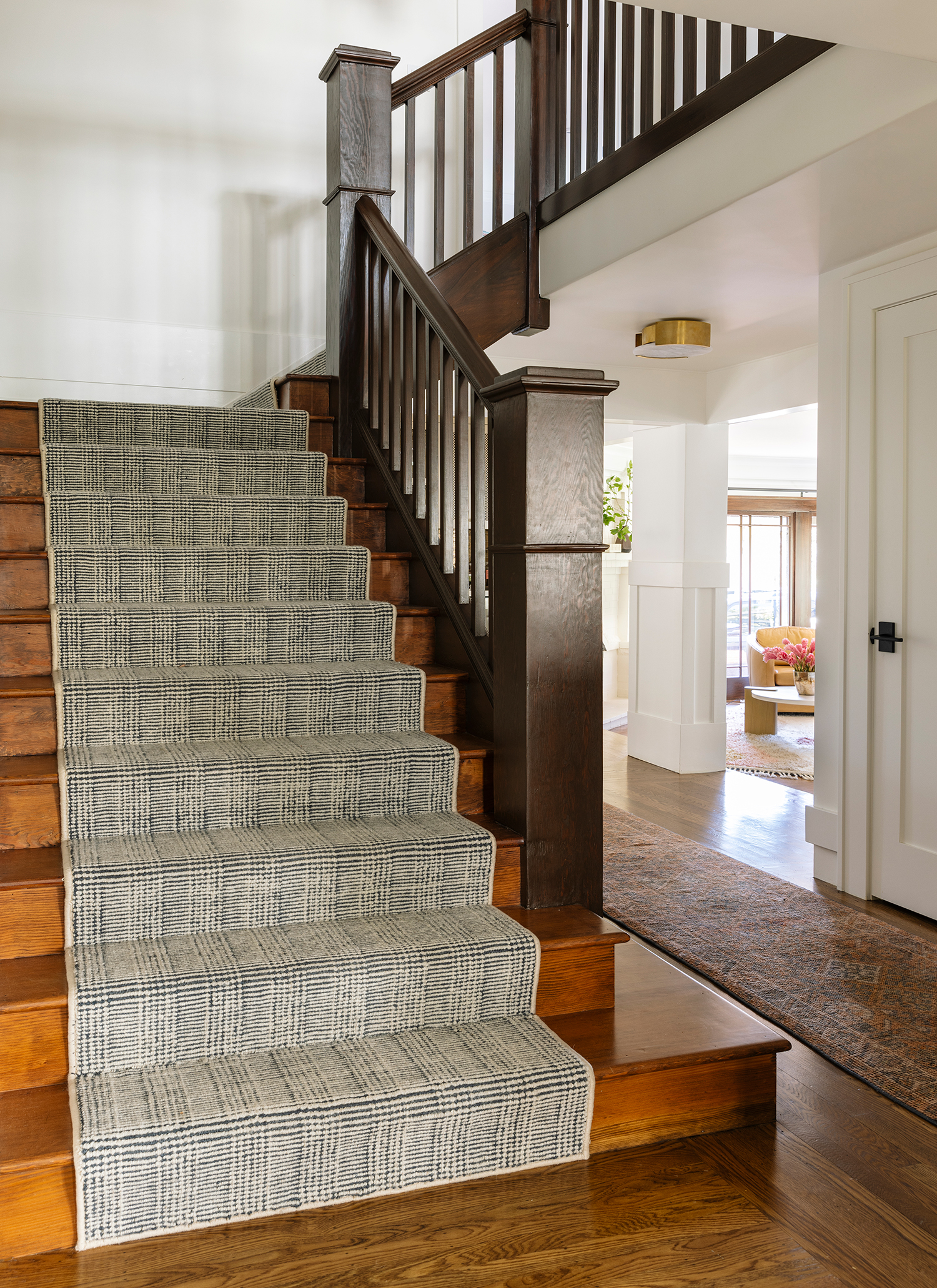 Stairs in Oakland Craftsman by Emily Finch