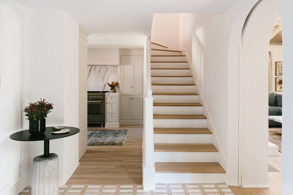 Stairwell in Montecito House by Jennifer Miller Studio