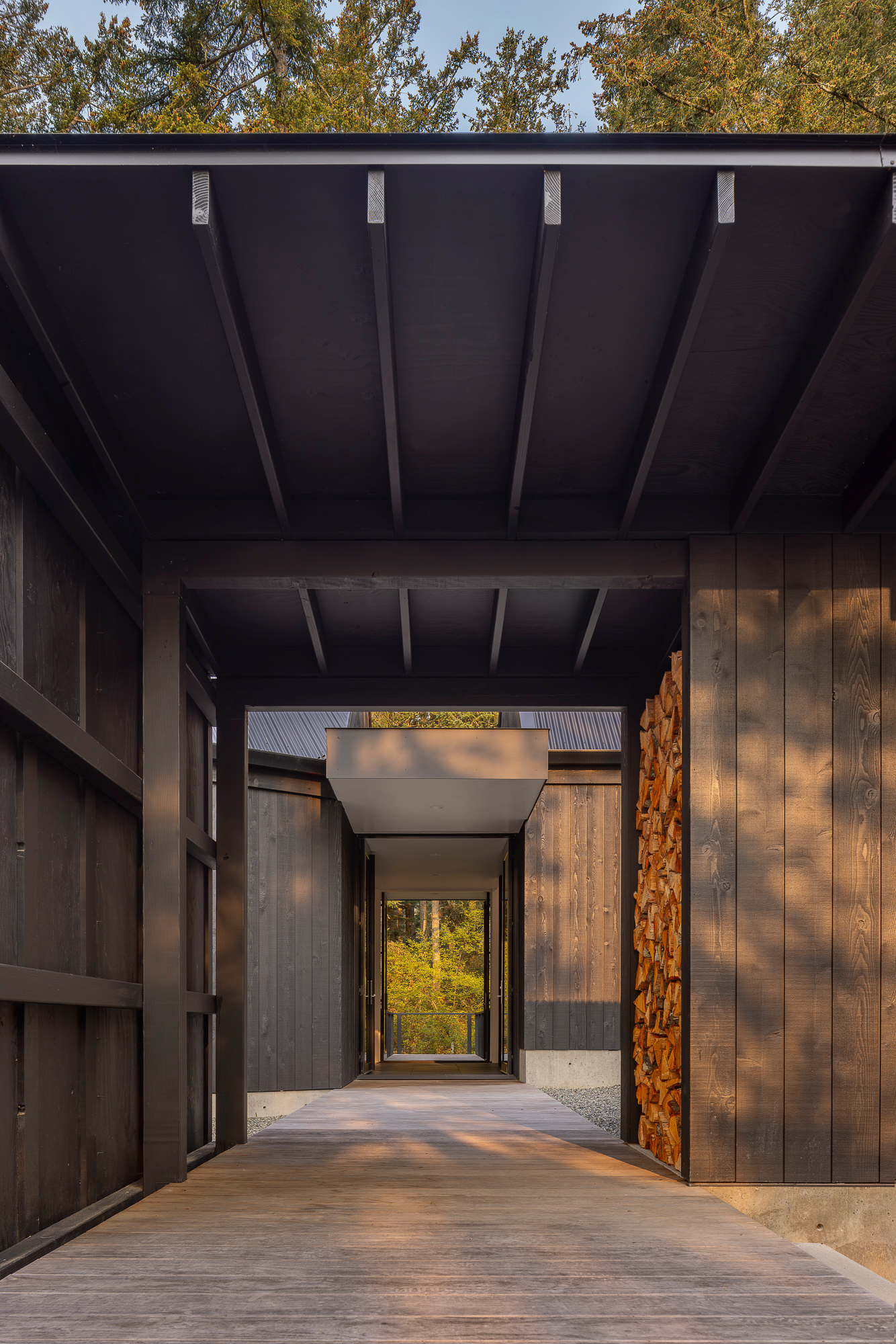 Storage Shed in Orcas Island Retreat by Heliotrope Architects