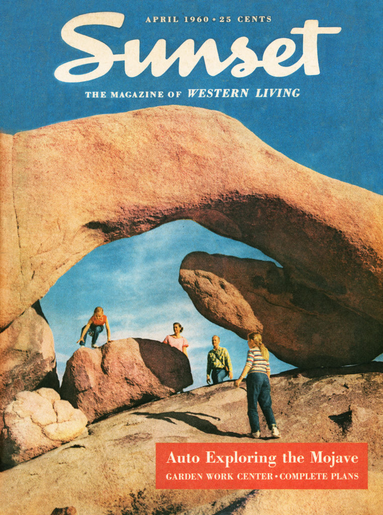 Sunset April 1960 Arch Rock cover