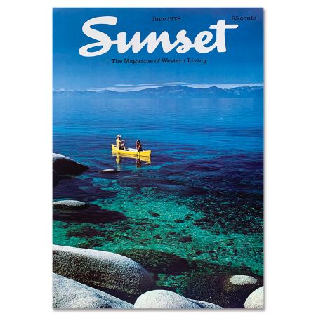 sunset lake tahoe cover poster
