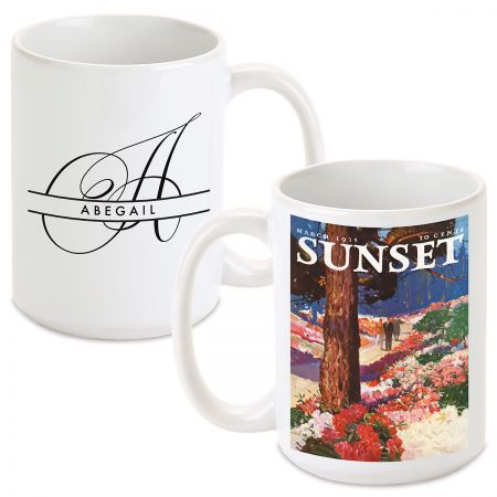 sunset shop personalized mug