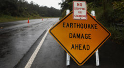 Earthquake Damage Sign Hero
