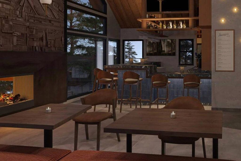 Interior of Maggie's Restaurant