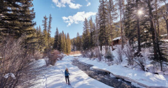 Krista Simmons Snowshoeing