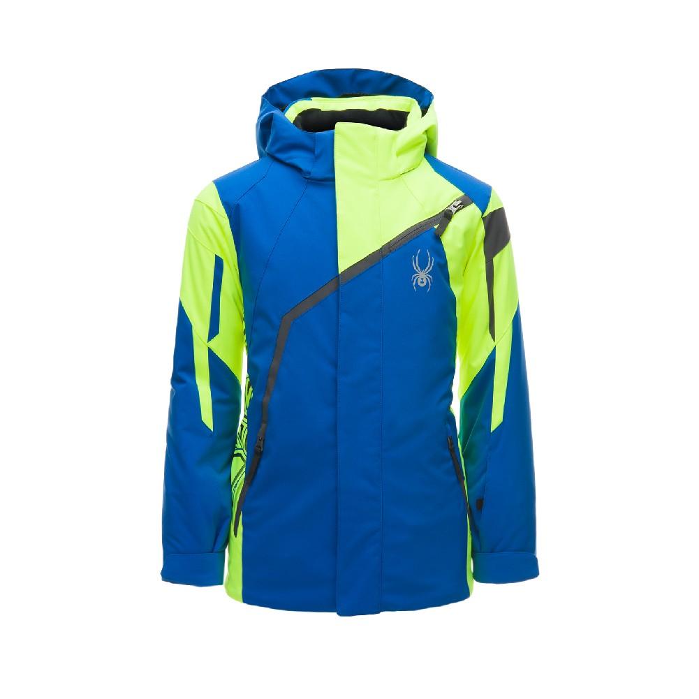 Spyder blue and neon ski jacket