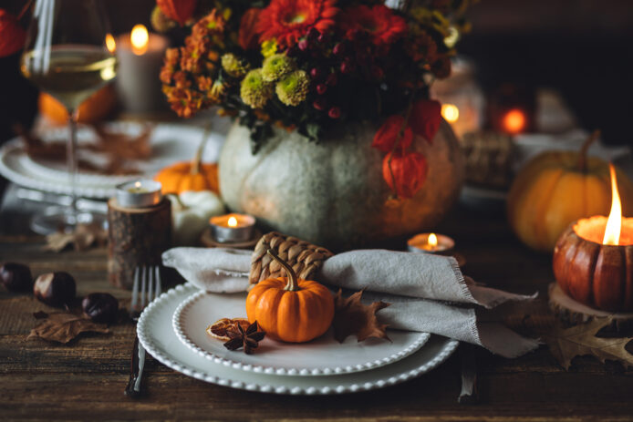 Thanksgiving Tablescape Centerpiece