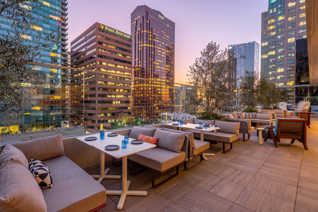 The Rooftop at The Wayfarer Downtown LA