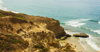 Torrey Pines State Reserve with Black's Beach, San Diego