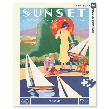 toy boat puzzle sunset shop