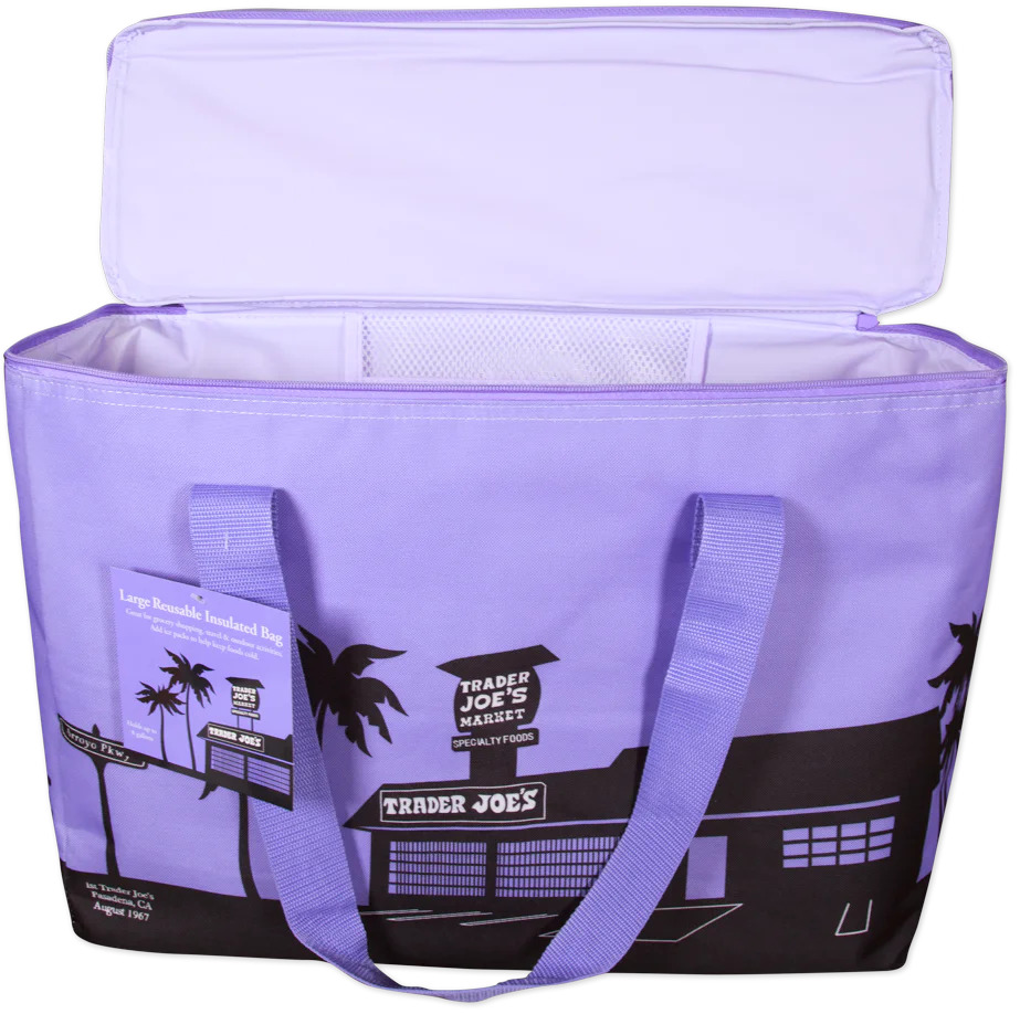 Trader Joe's Lavender Insulated Bag