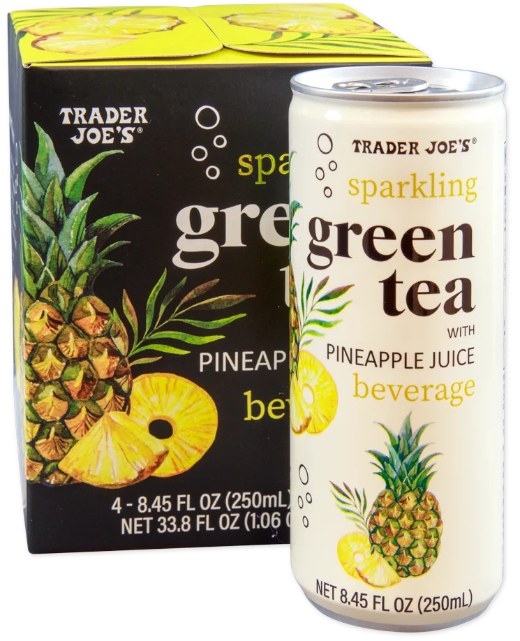 Trader Joe's Sparkling Green Tea With Pineapple Juice