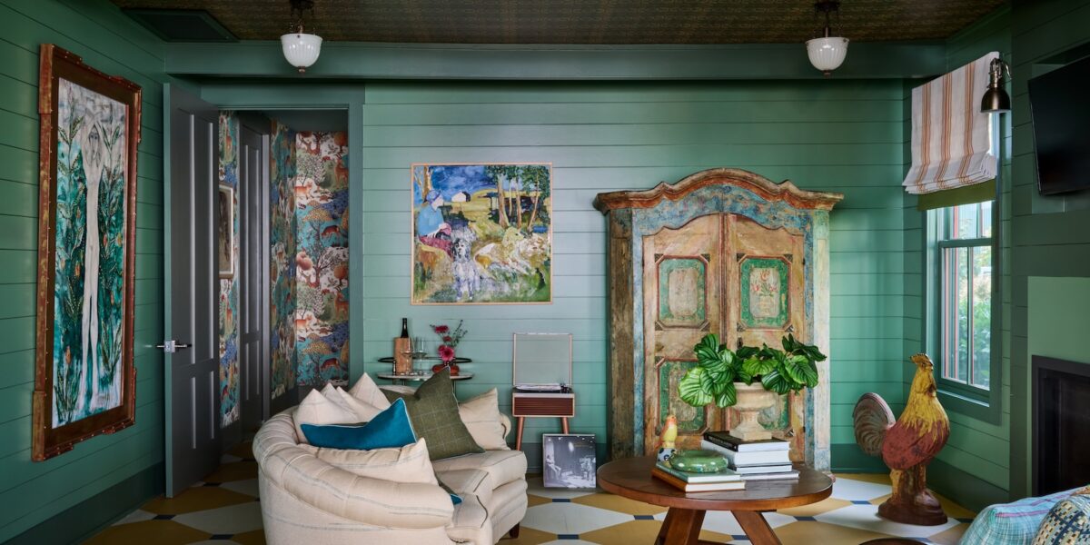 With Wallpapered Ceilings and Trap Door Armoires, This Sonoma Stay is Peak Psychedelic Cottagecore