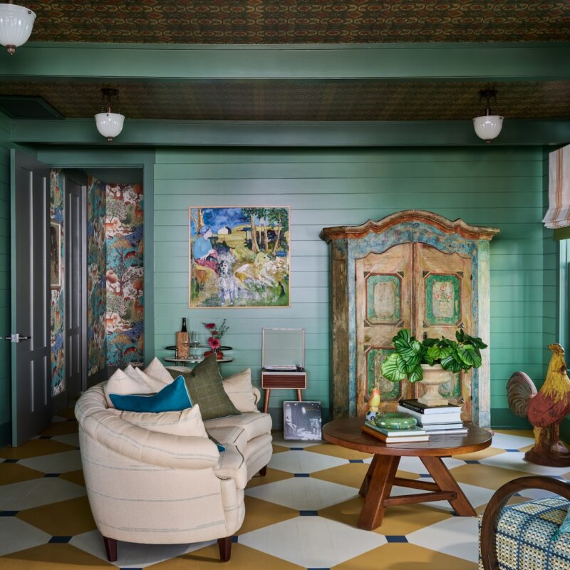 With Wallpapered Ceilings and Trap Door Armoires, This Sonoma Stay Is Peak Psychedelic Cottagecore