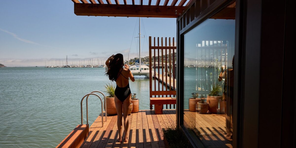 This New Floating Sauna in the Bay Area Is the Wellness Escape of Your Dreams