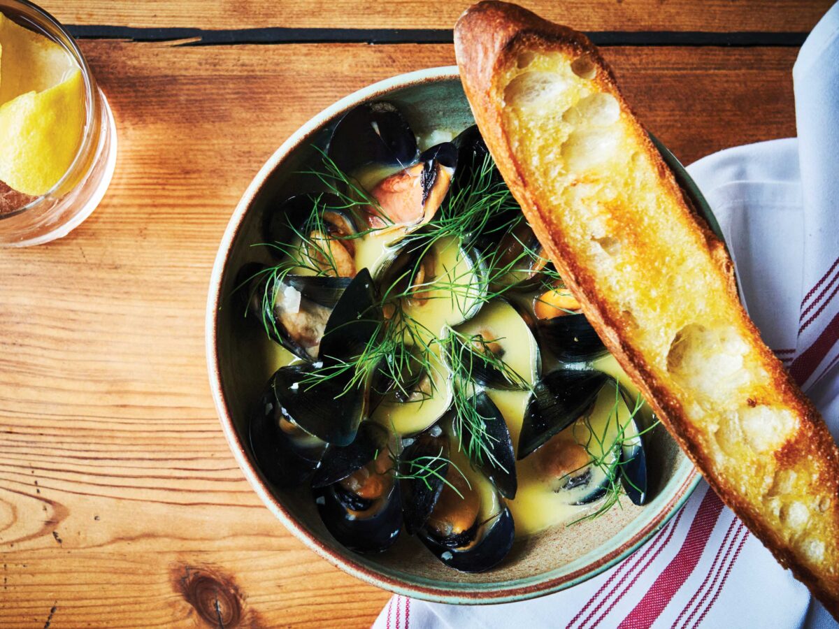 Mussels with Fennel Cream
