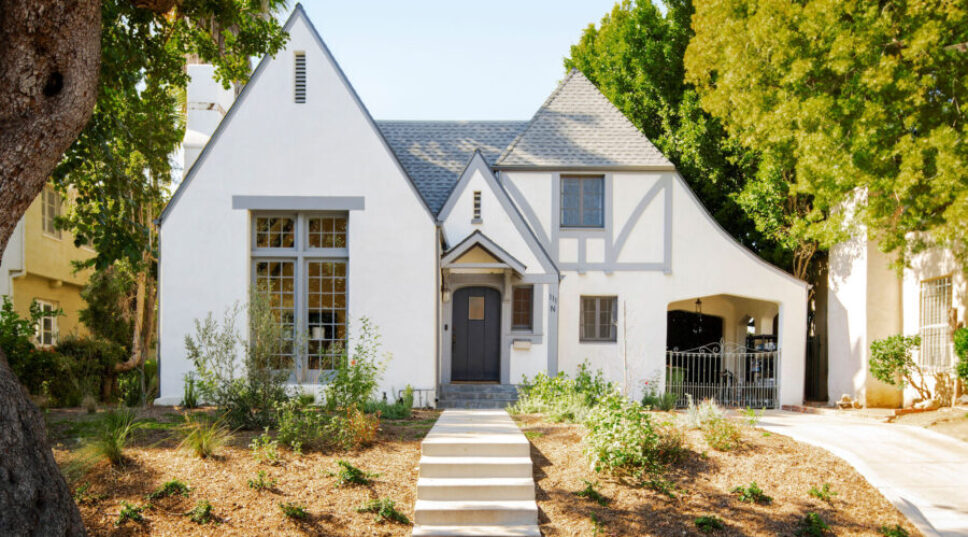 A Dated and Tired Tudor-Style House in Los Angeles Is Transformed into a Forever Home for a Family of Five