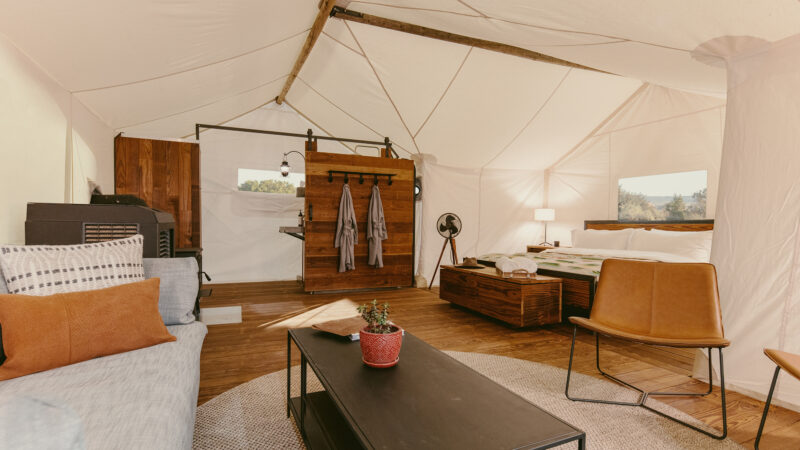 ULUM Moab Tent Living Area