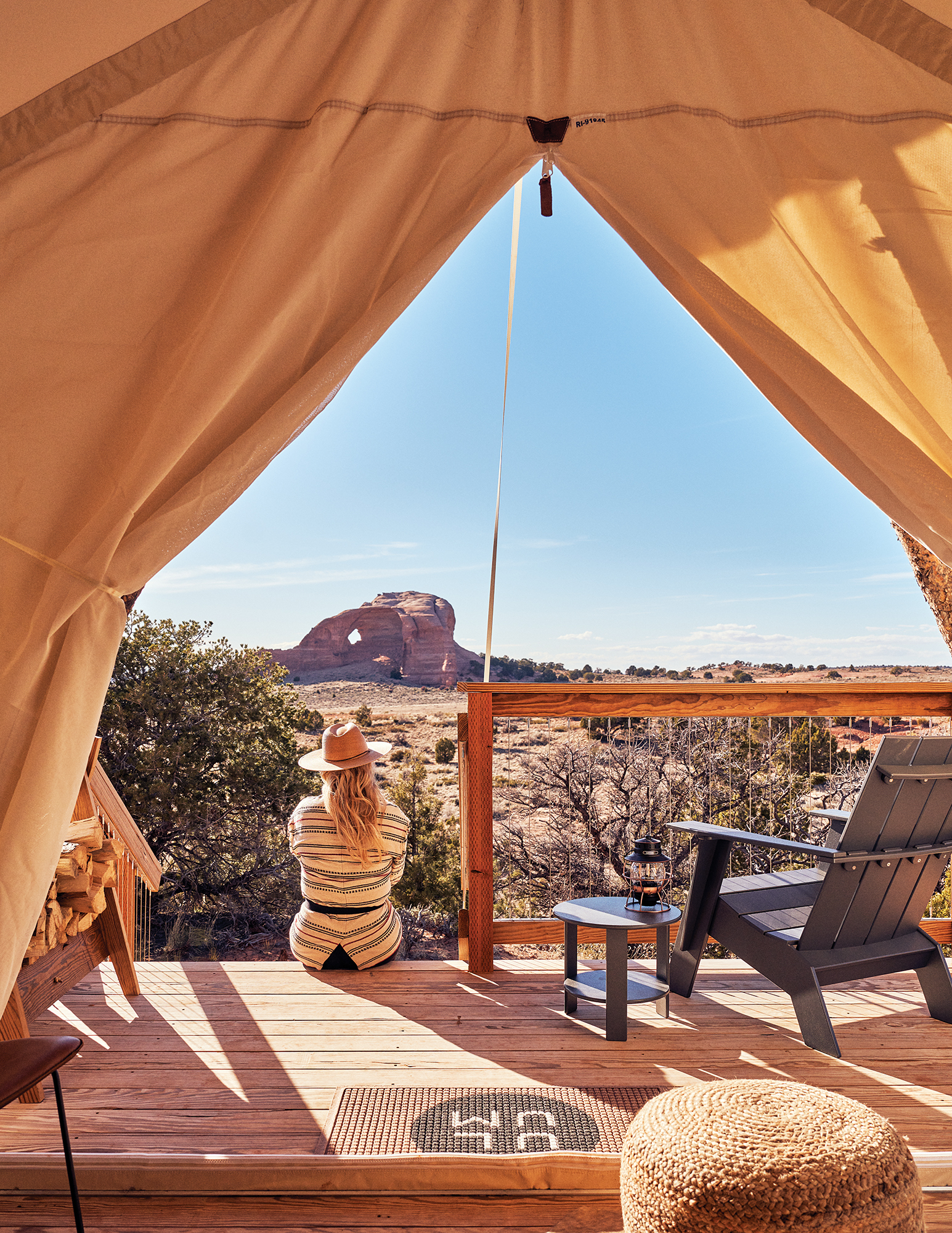 Under Canvas ULUM Moab View from Tent