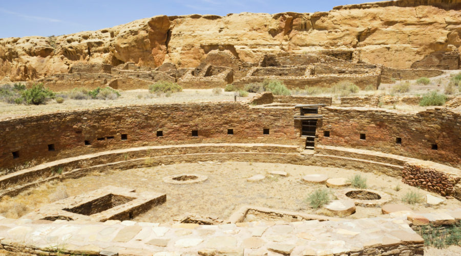 Chetro Ketl Ruins in Chaco Canyon at the UNESCO-recognized Chaco Culture National Historical Park, New Mexico