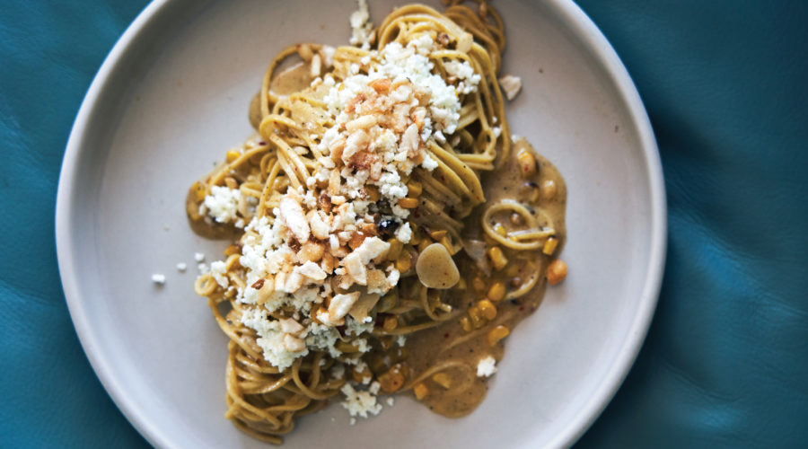 Elote Spaghetti