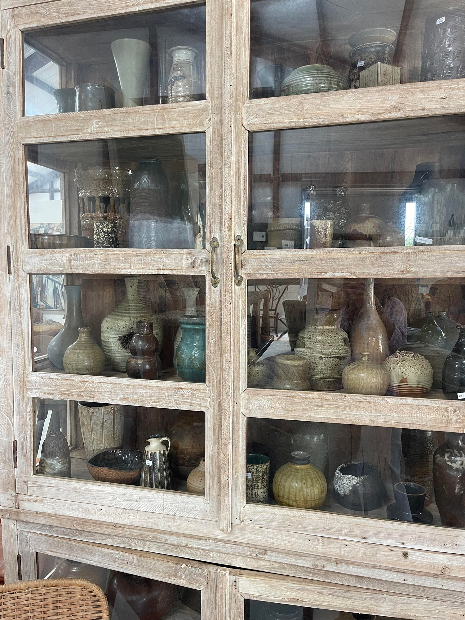 Vases and Pottery at Round Top Antiques Fair