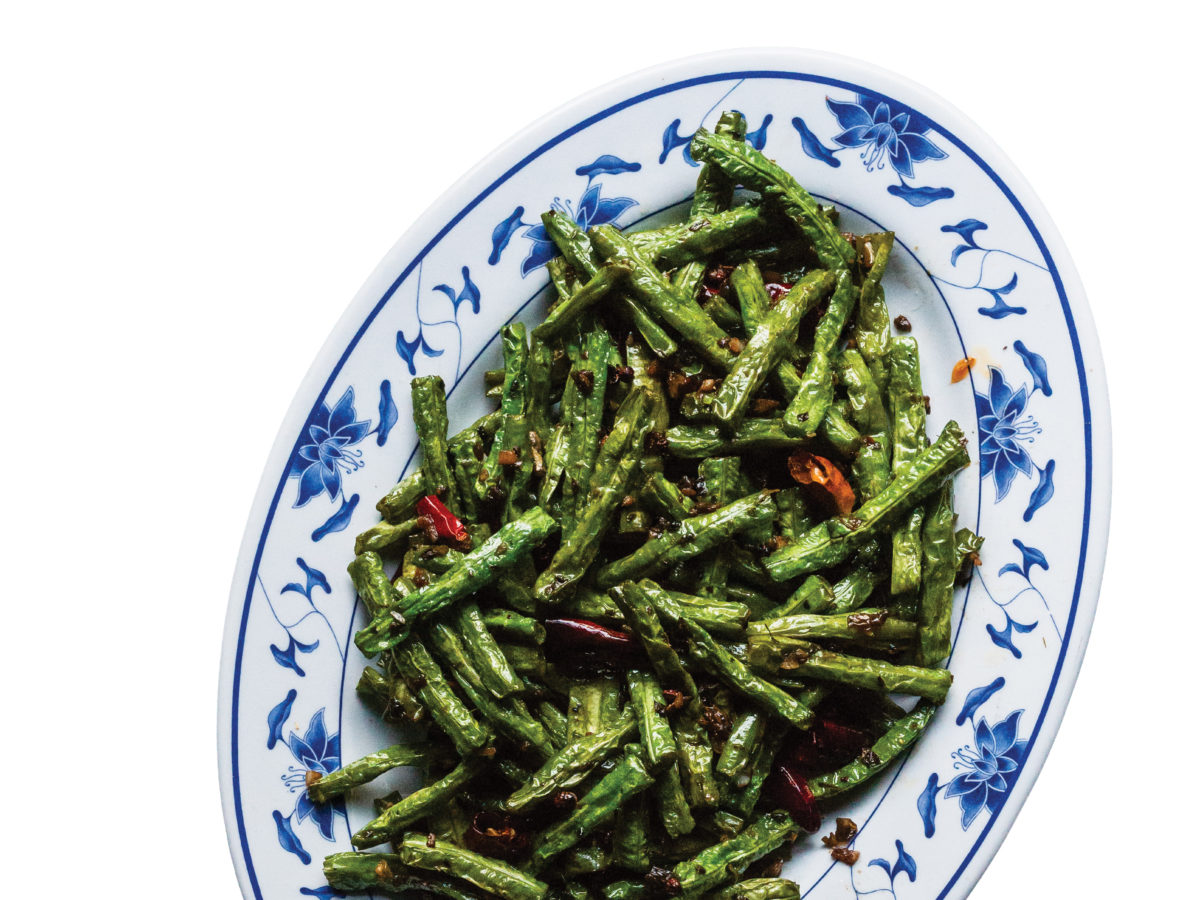 Vegan Chinese Dry Fried Green Beans