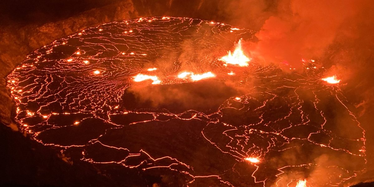 Volcano Erupts, Lights Up Night Sky in Hawai’i Volcanoes National Park