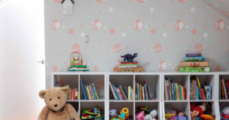 Wallpaper Bookcase Flynne Nathanson