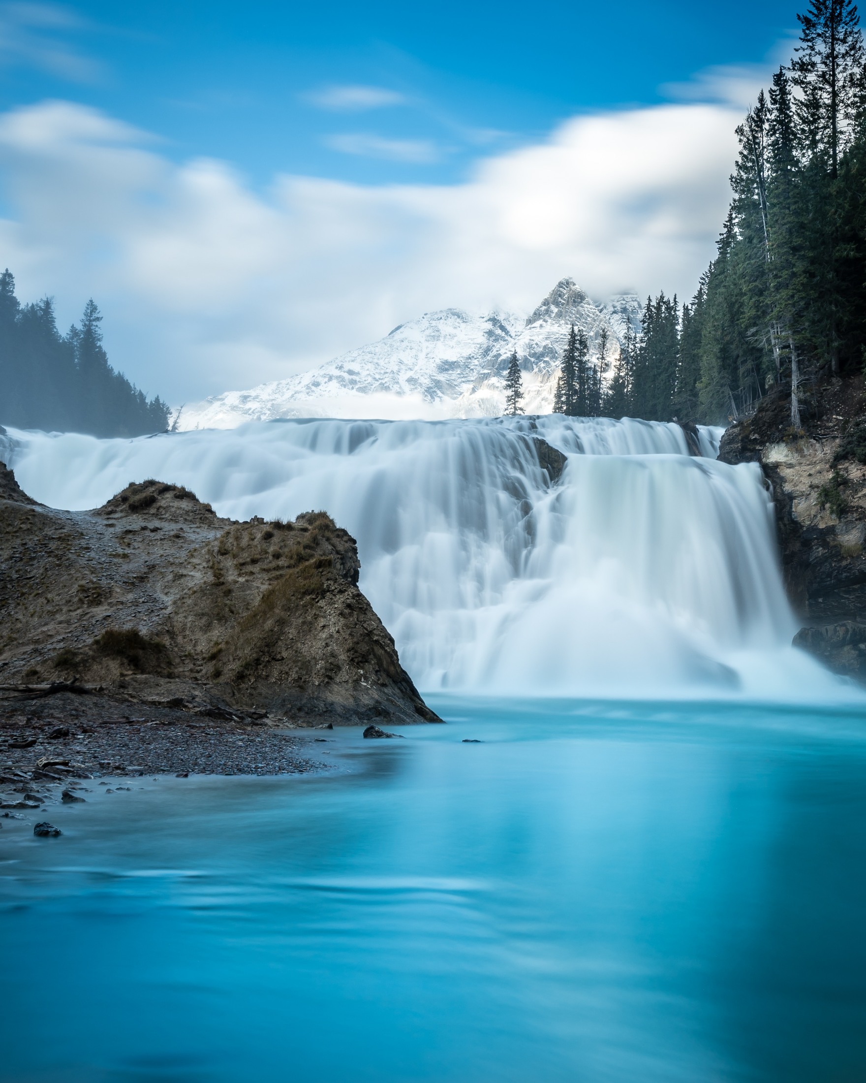 Wapta Falls in Yoho National Park, B.C.