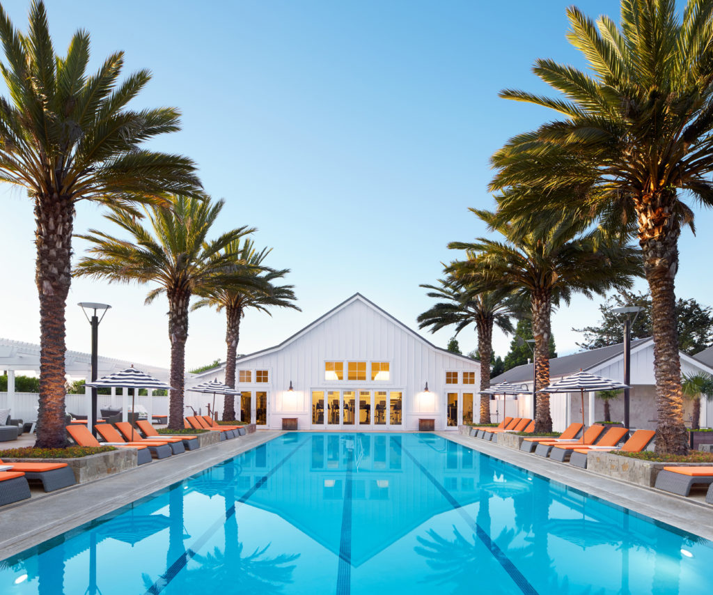 Carneros Resort and Spa poolside