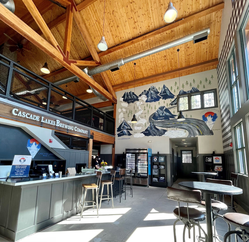 Cascade Lakes Brewing Co. bar interior