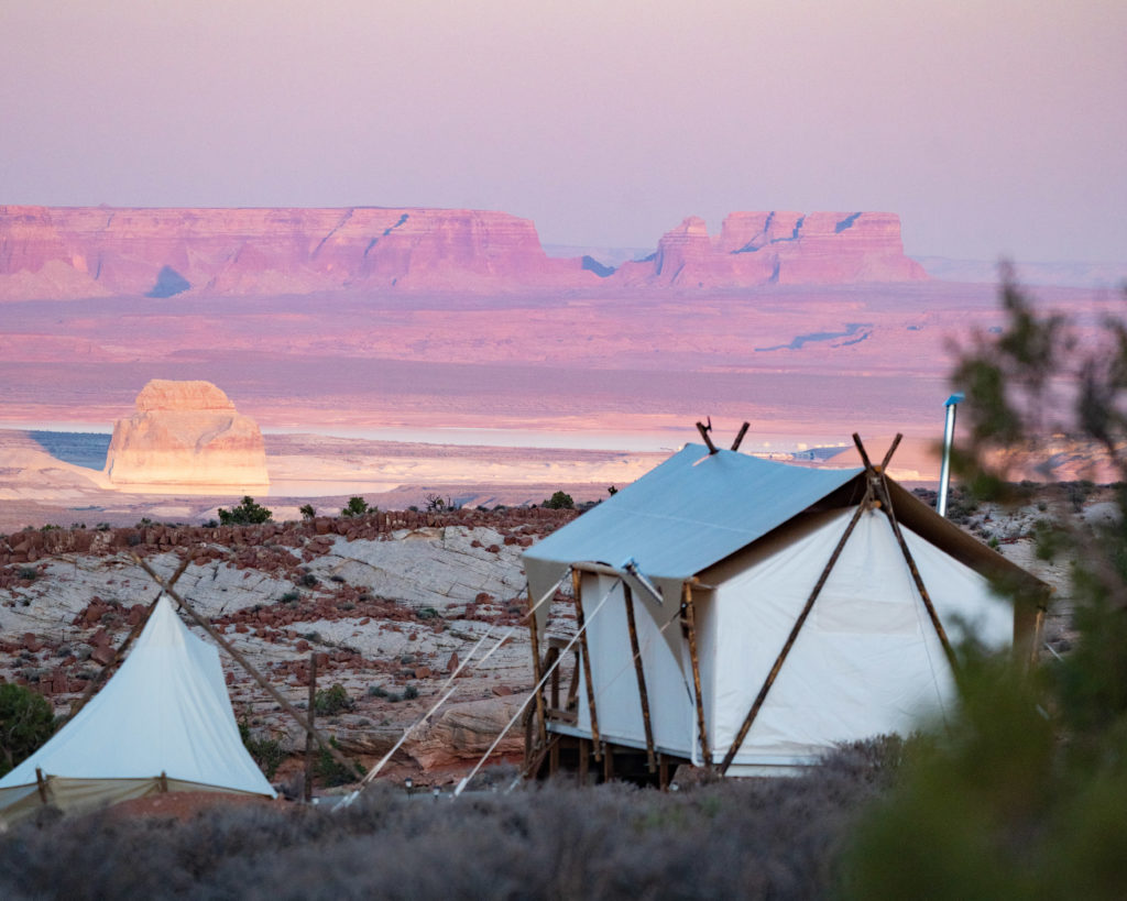 Under Canvas view