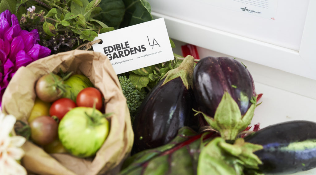 Vegetables from Edible Gardens LA