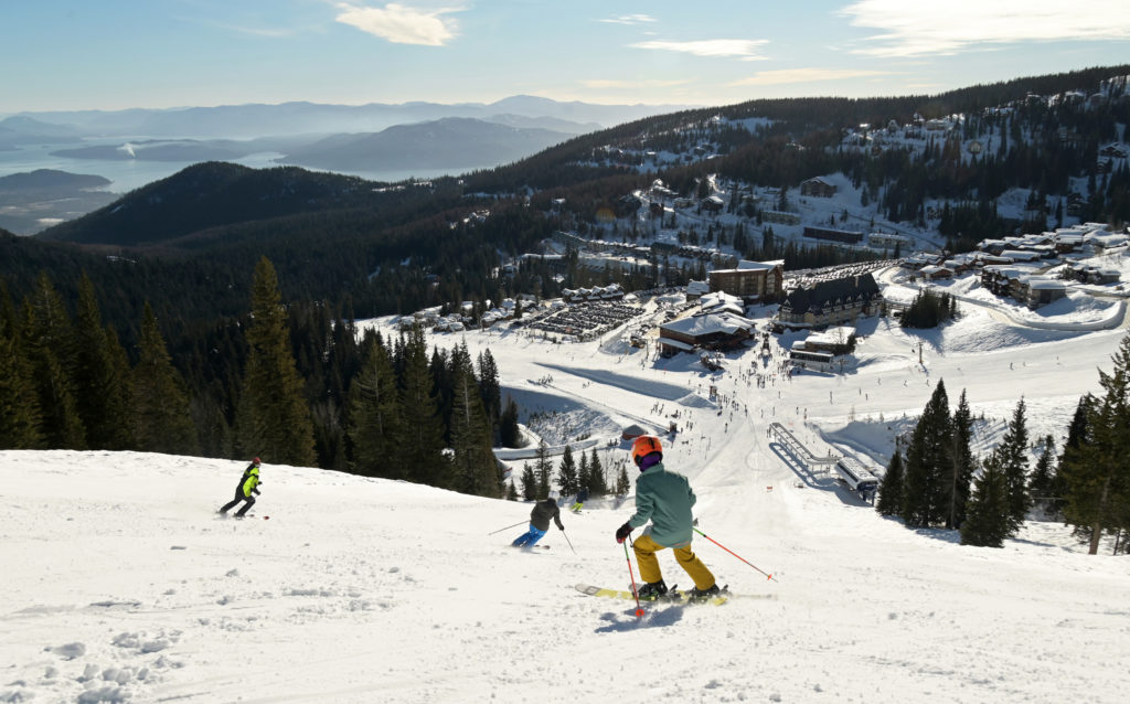 Schweitzer ski mountain view