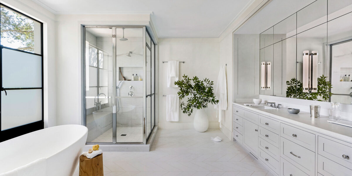 White Bathroom by Heather Hilliard