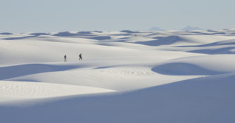 White Sands National Park Hikers