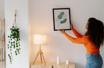 Woman Hanging Artwork