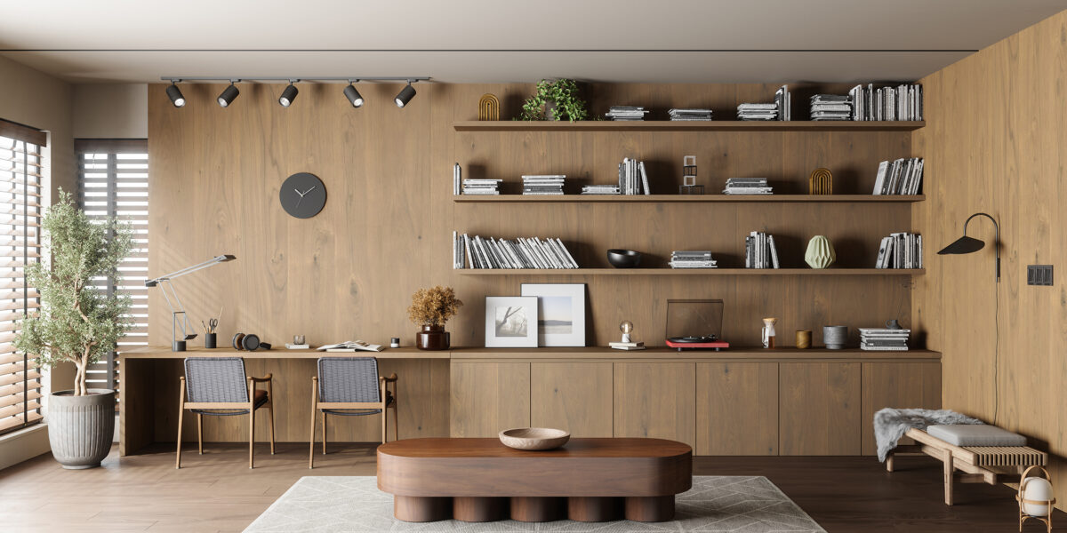 Wood Living Room Desk