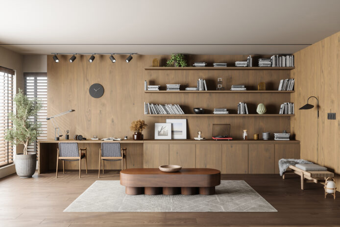 Wood Living Room Desk