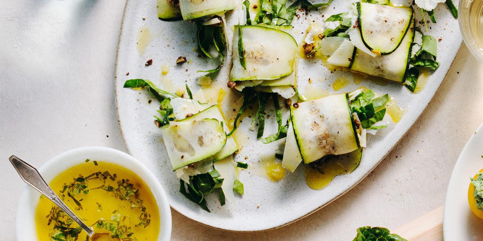 Zucchini Ribbon Rolls Recipe - Sunset Magazine